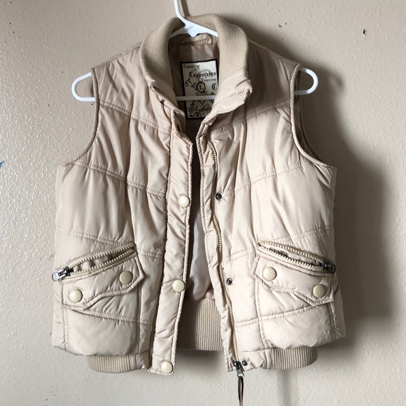 Jackets & Blazers - Cappuccino vest jacket